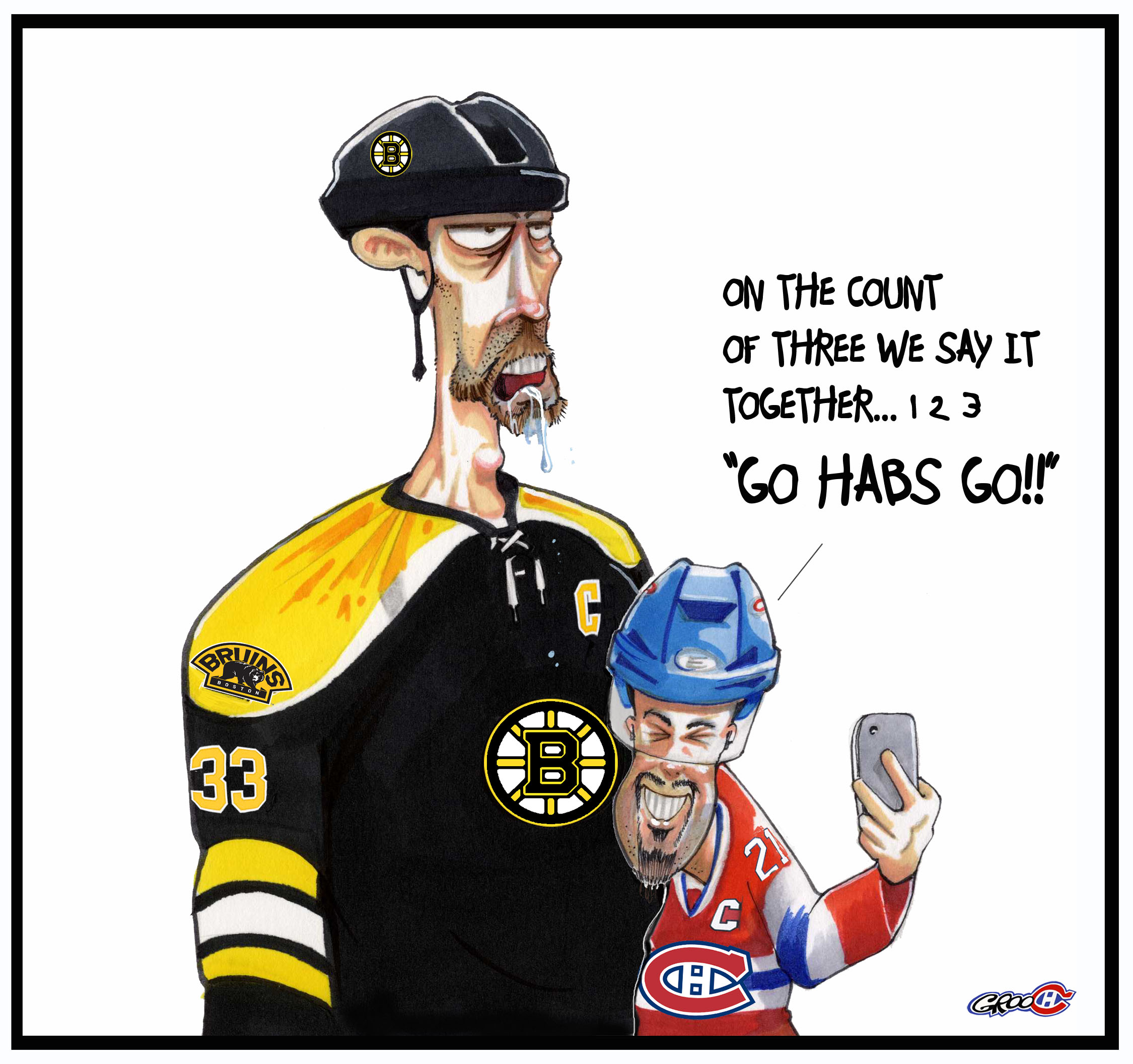 Image result for Funny boston bruins vs Montreal pictures